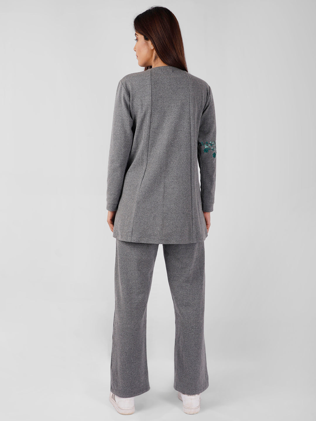 Embroidered Grey Set